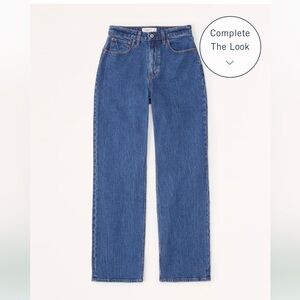 A&F ‘90’s Relaxed Jean High Rise Curve Love | 26R